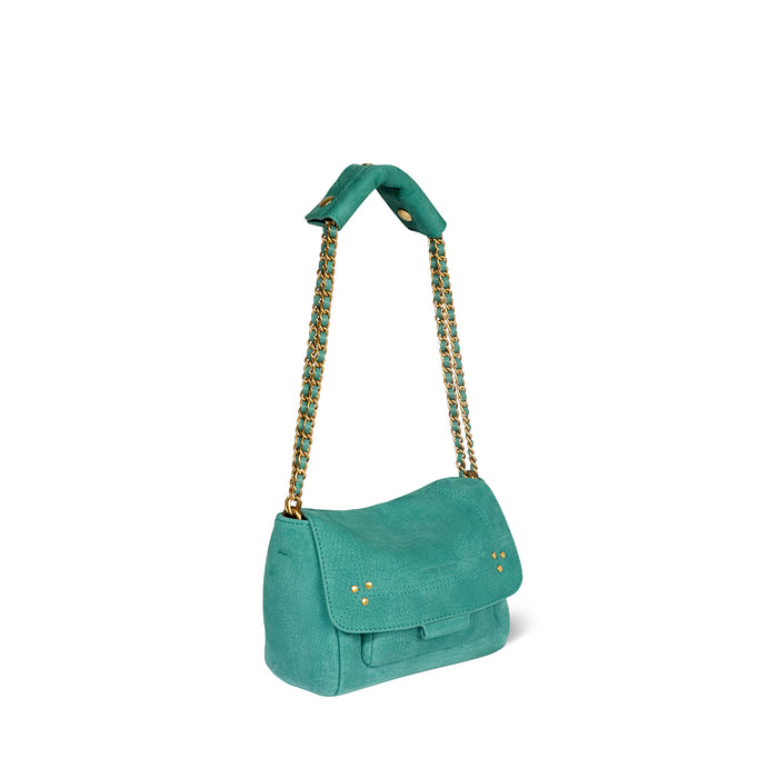 Jerome Dreyfuss Sac Lulu S Taurillon Imprimé Croco Agave