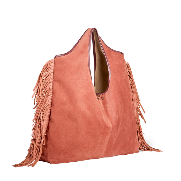 Jerome Dreyfuss Sac Paco Croûte Velours Haenyeo Terracotta