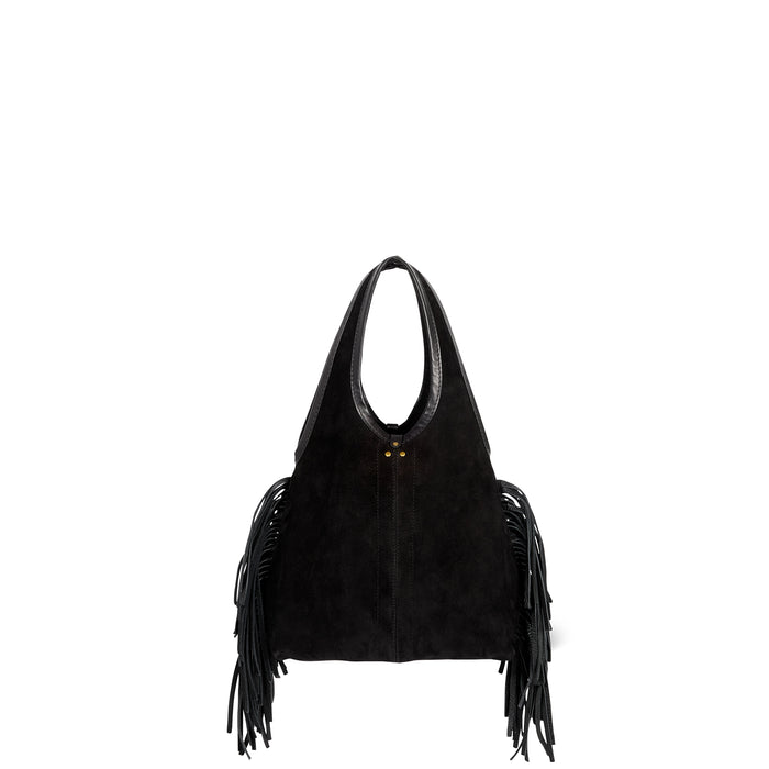 jerome dreyfuss Sac Paco S Croûte Velours Haenyeo Noir