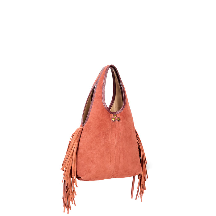 jerome Dreyfuss Sac Paco S Croûte Velours Haenyeo Terracotta