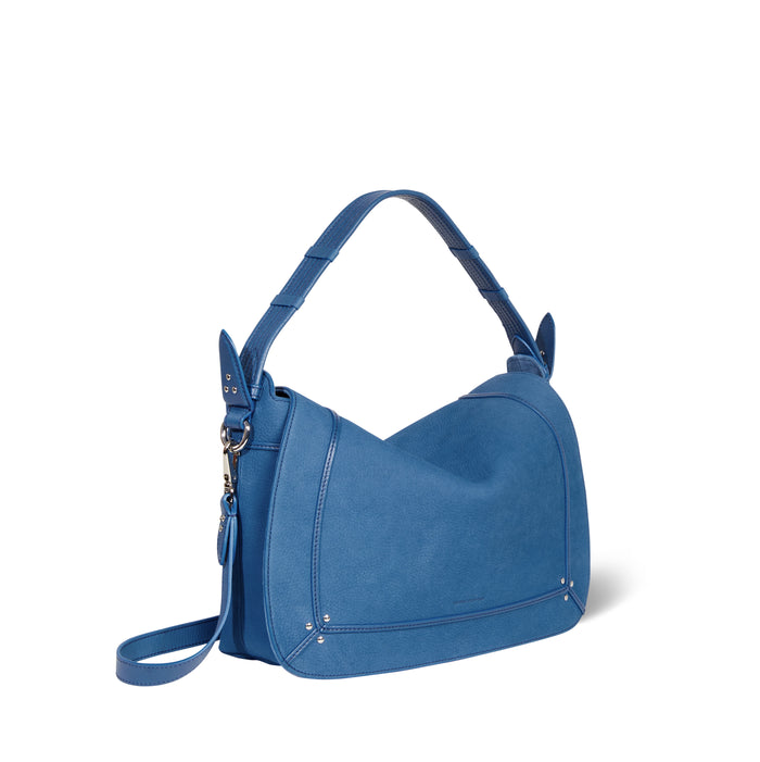 Jerome Dreyfuss Sac Pepito L Vachette Nubuck Indigo