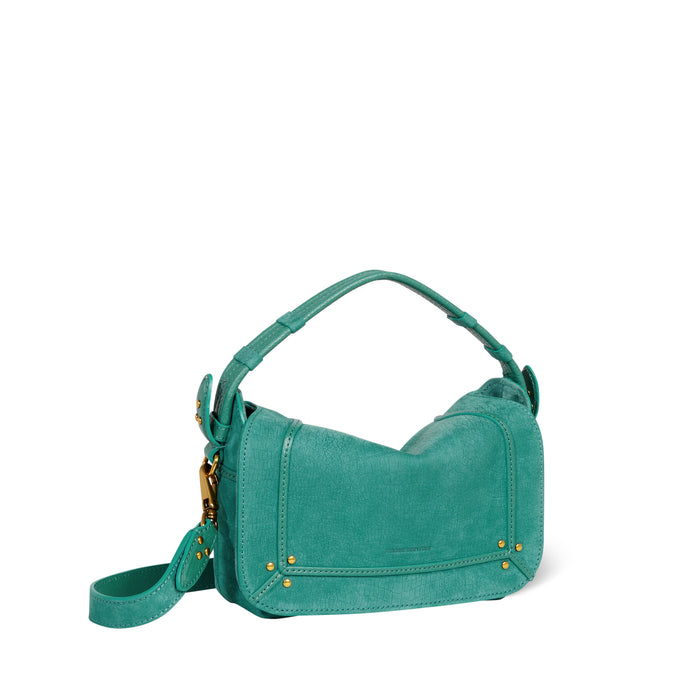 Jerome Dreyfuss Sac Pepito S Taurillon Imprimé Croco Agave