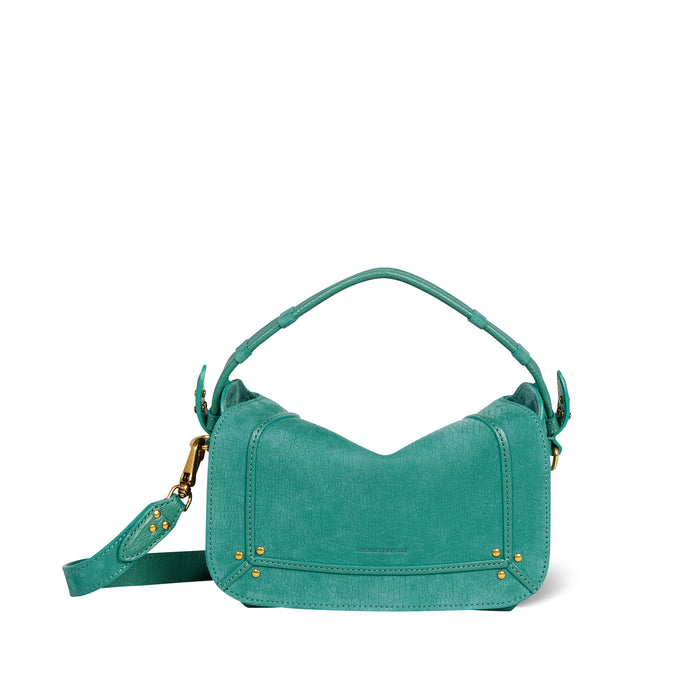 jerome dreyfuss Sac Pepito S Taurillon Imprimé Croco Agave