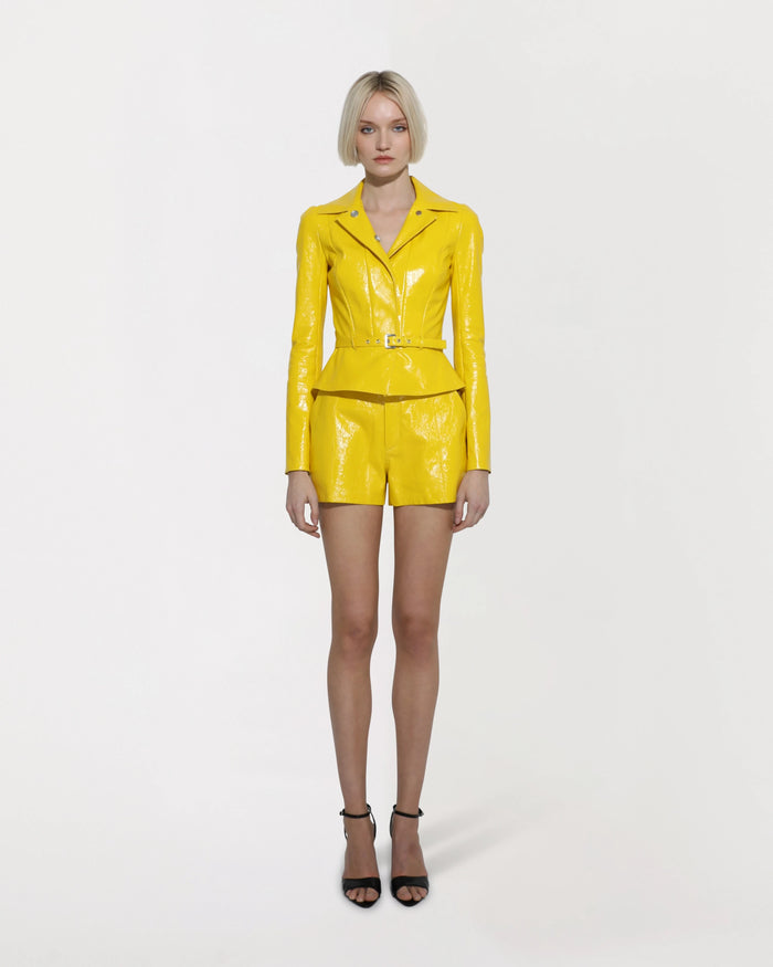 Jitrois Veste En Cuir Verni PENELOPE