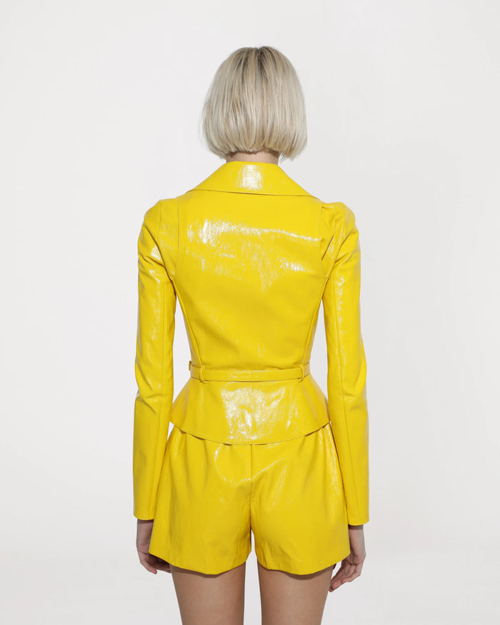 Jitrois Veste En Cuir Verni PENELOPE