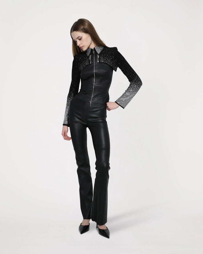 jitrois Veste FAYE à Strass Argenté