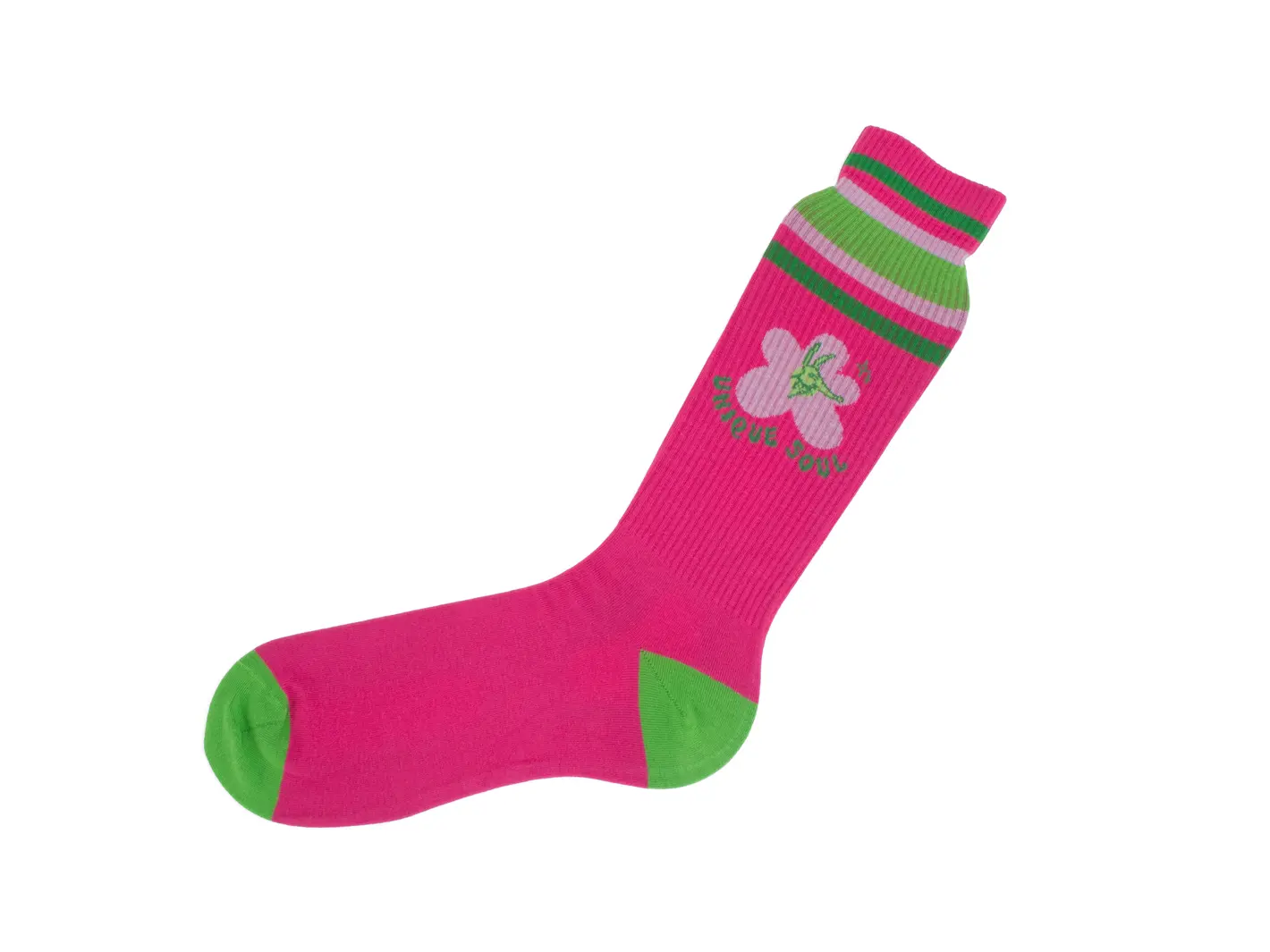 John Fluevog Anchor Chaussette Graphique De Couleur Varsity