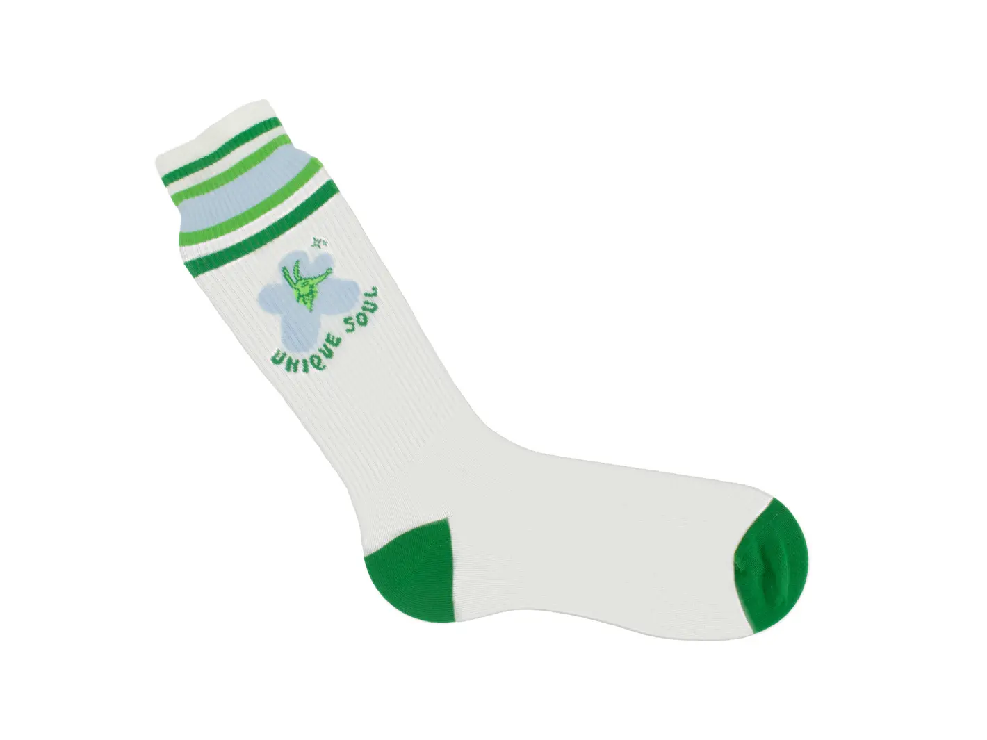 John Fluevog Anchor Chaussette Graphique De Couleur Varsity