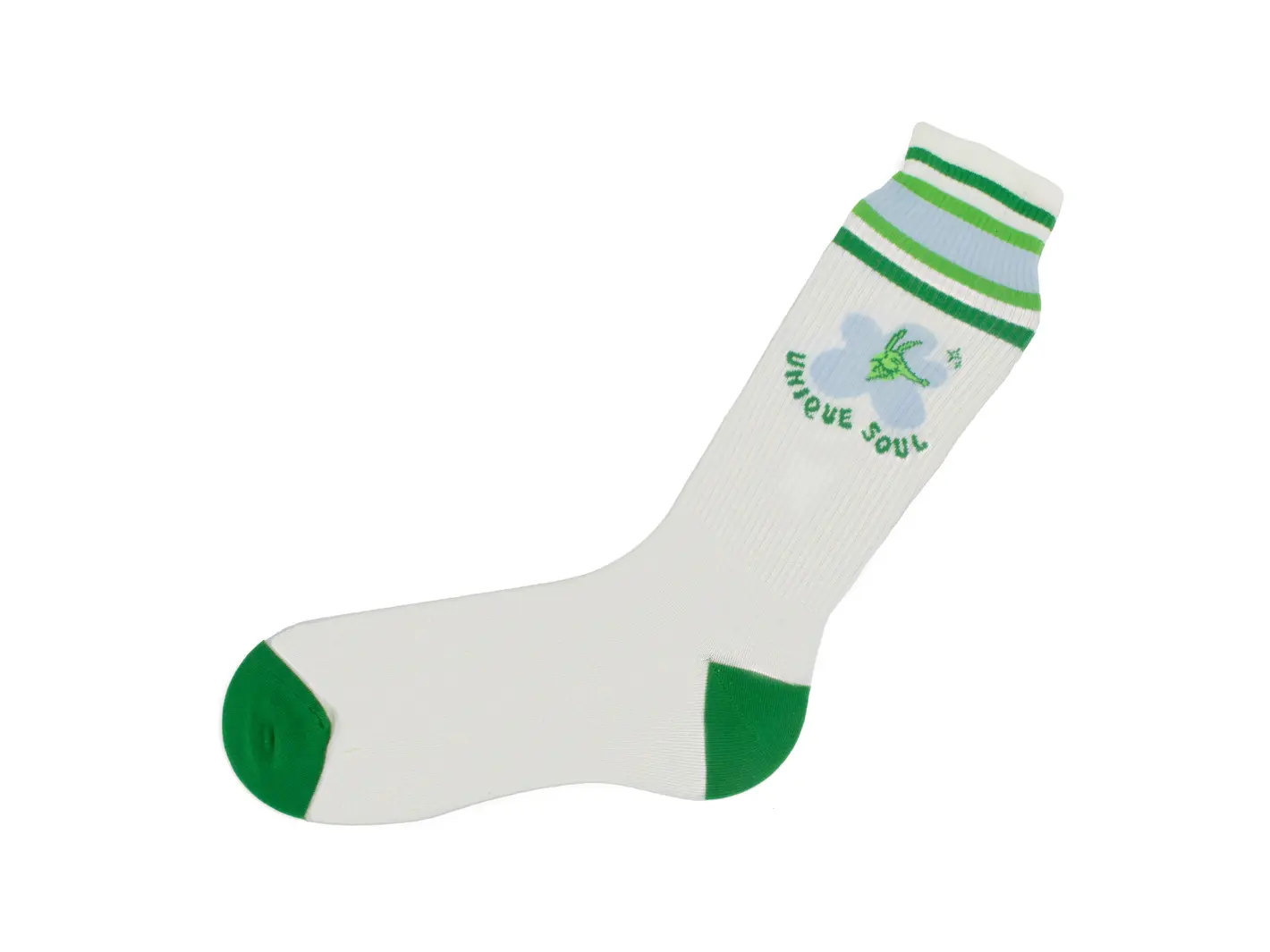 John Fluevog Anchor Chaussette Graphique De Couleur Varsity