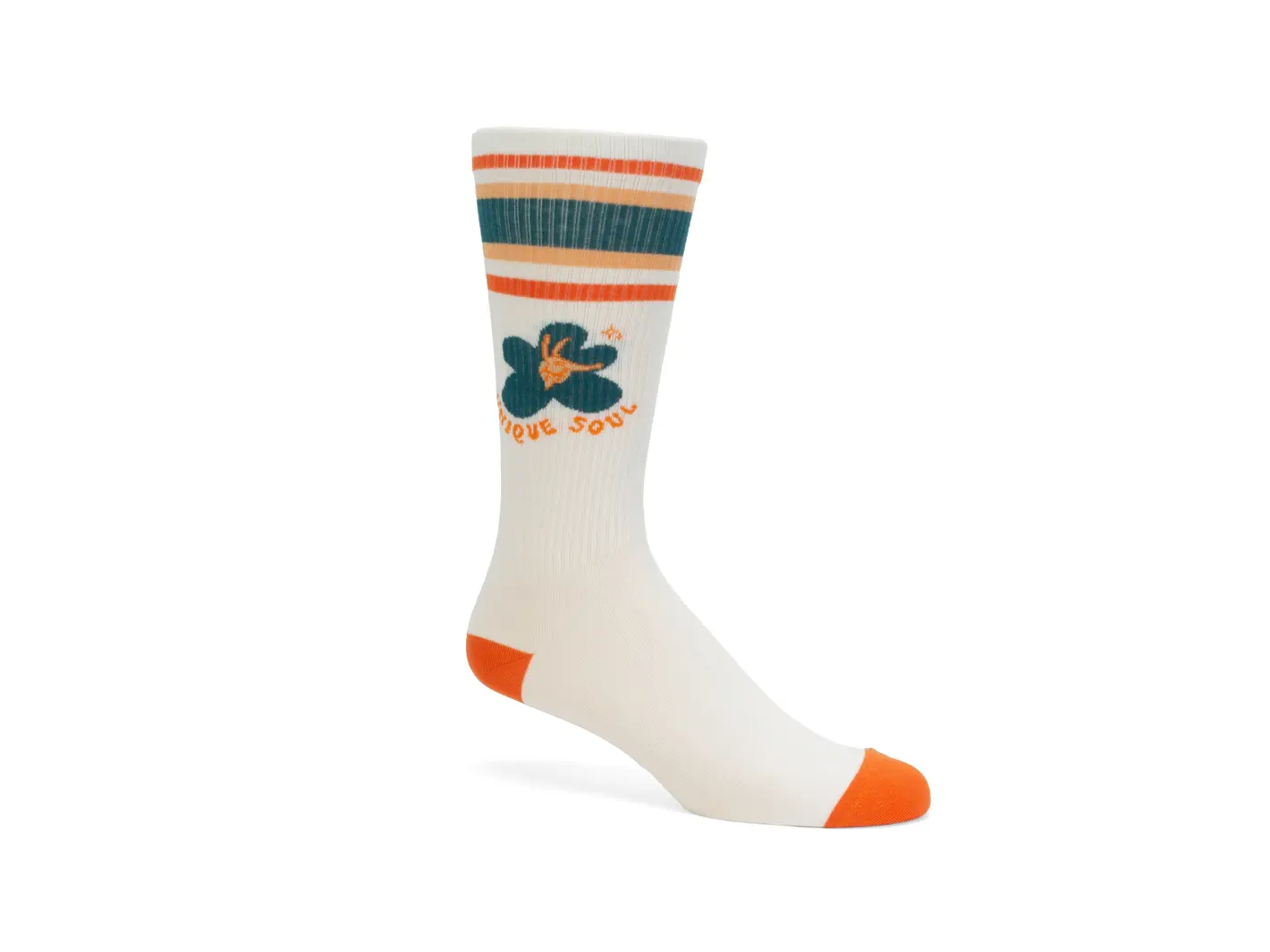 john fluevog Anchor Chaussette graphique de couleur varsity