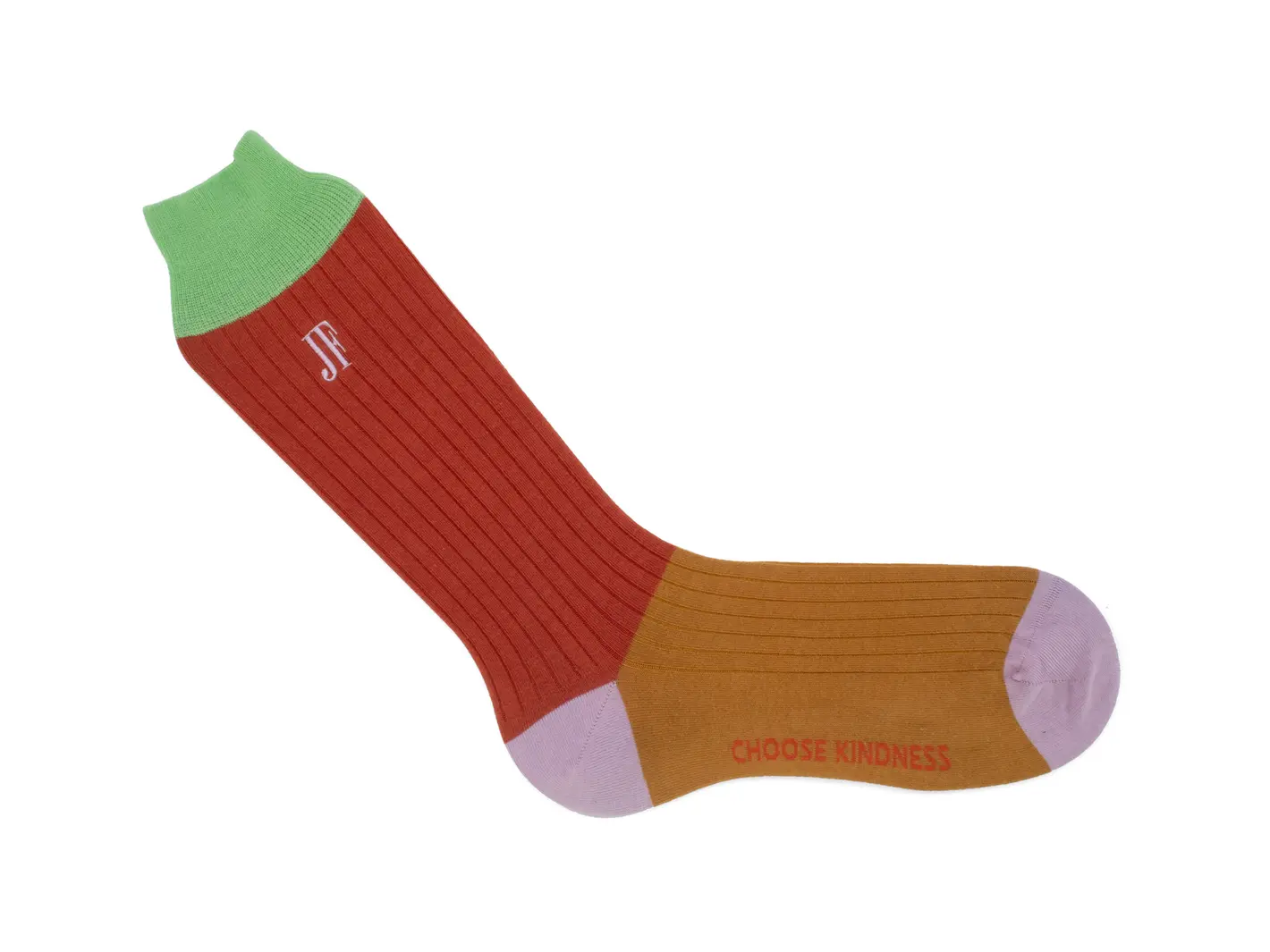 John Fluevog Archer Vog Socks Chaussette à Blocs De Couleur