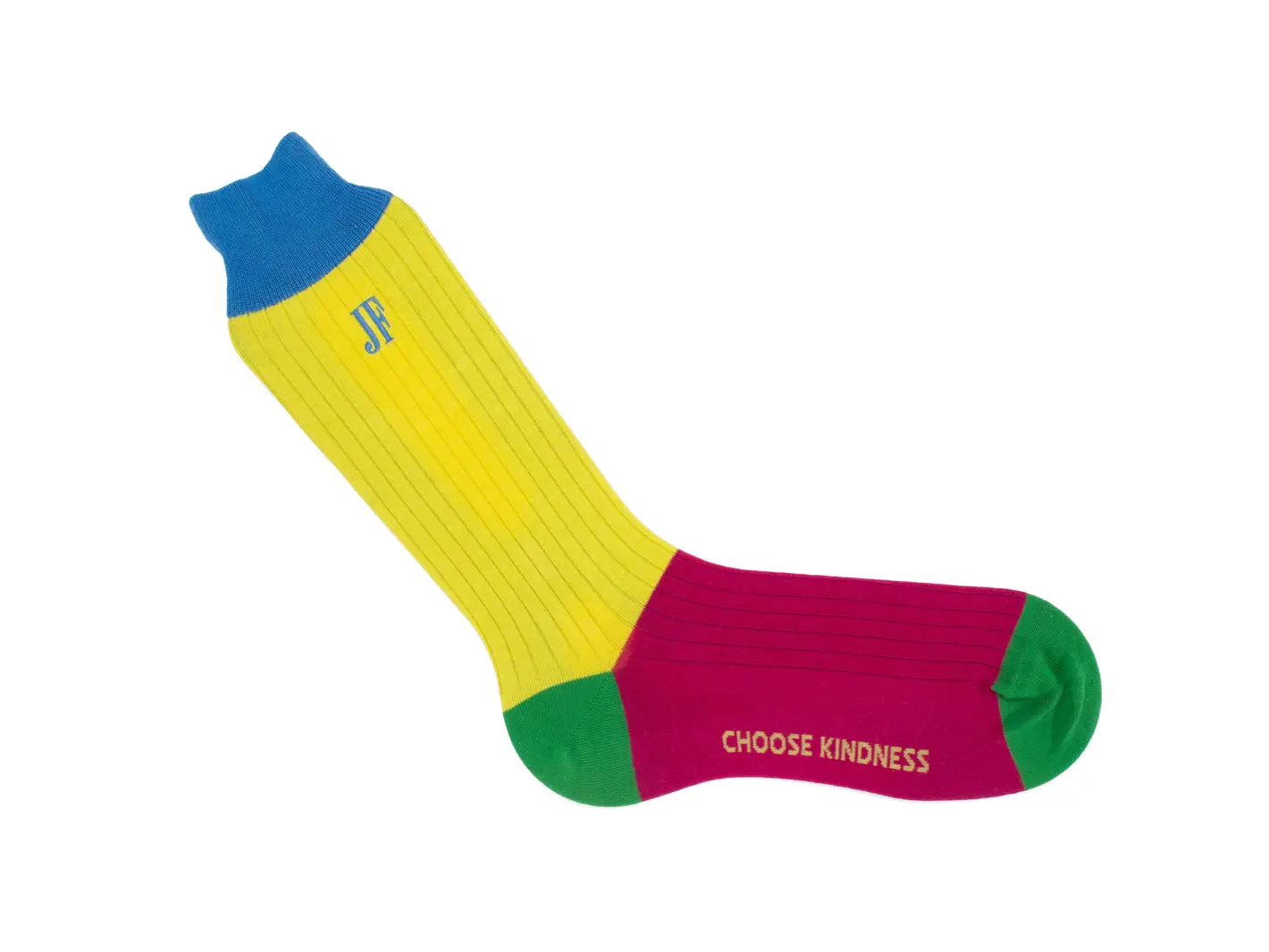 John Fluevog Archer Vog Socks Chaussette à Blocs De Couleur