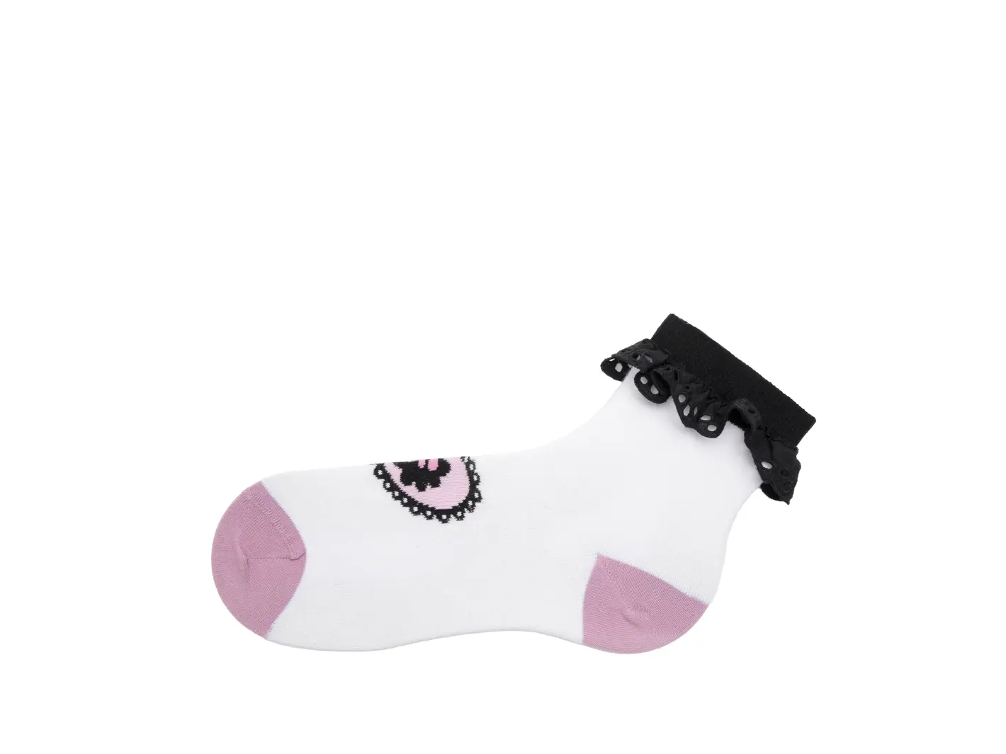 John Fluevog Ashley Lynn Vog Socks Cute Lace Cuff Socks