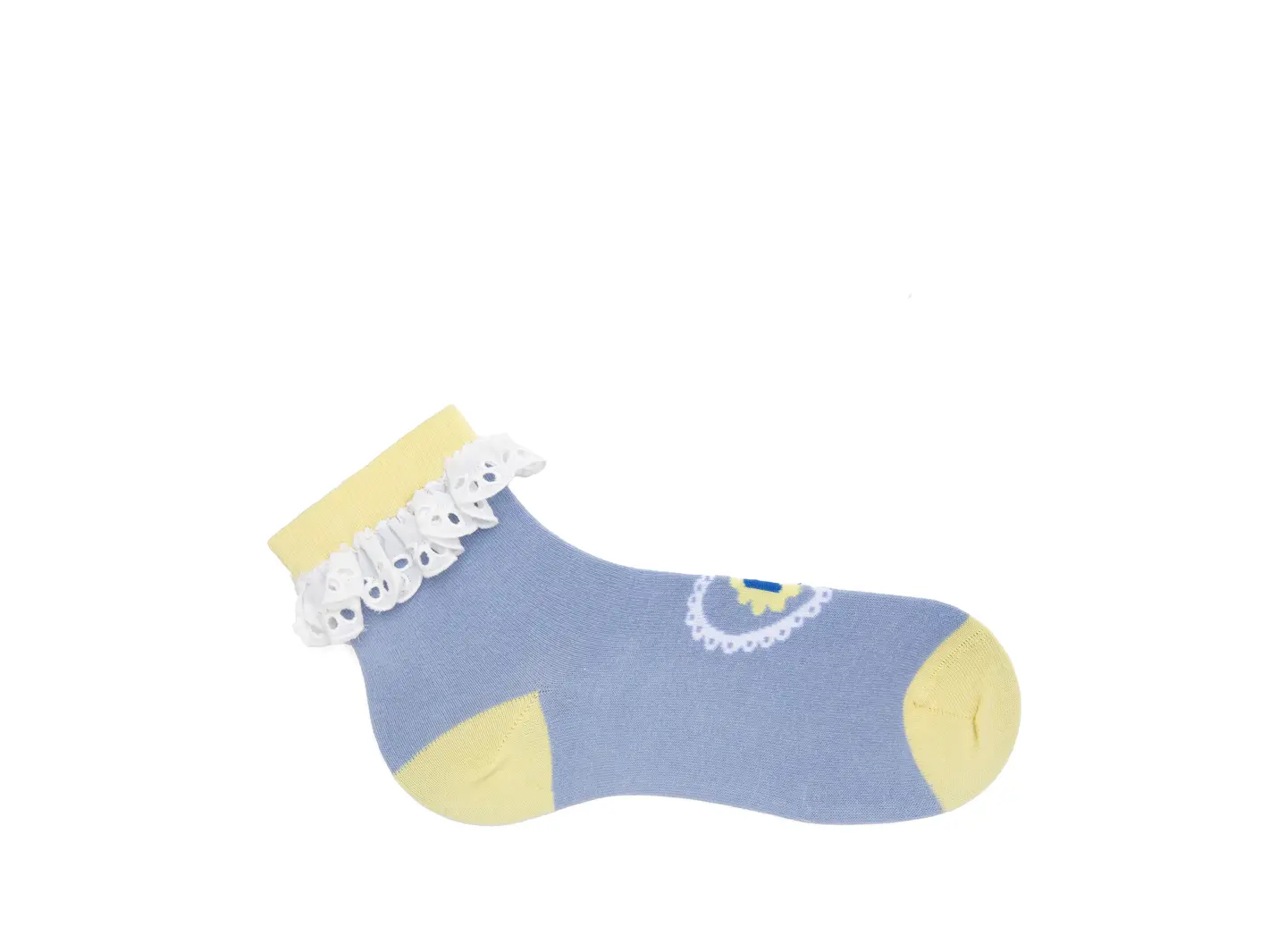 John Fluevog Ashley Lynn Vog Socks Cute Lace Cuff Socks
