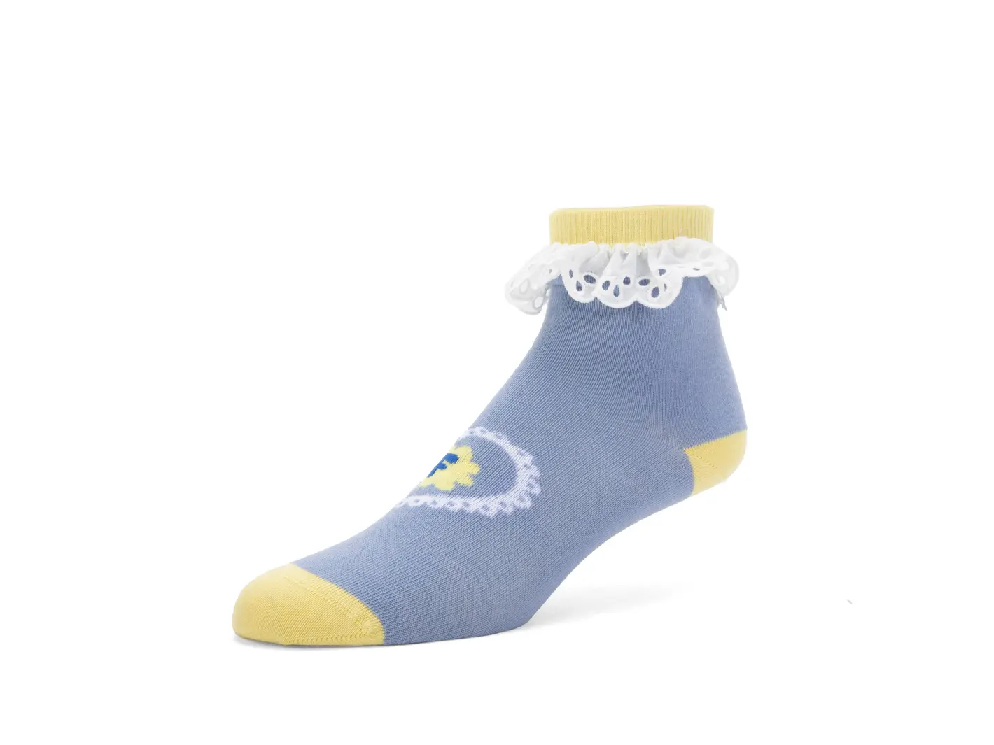 john fluevog Ashley Lynn Vog Socks Cute Lace Cuff Socks