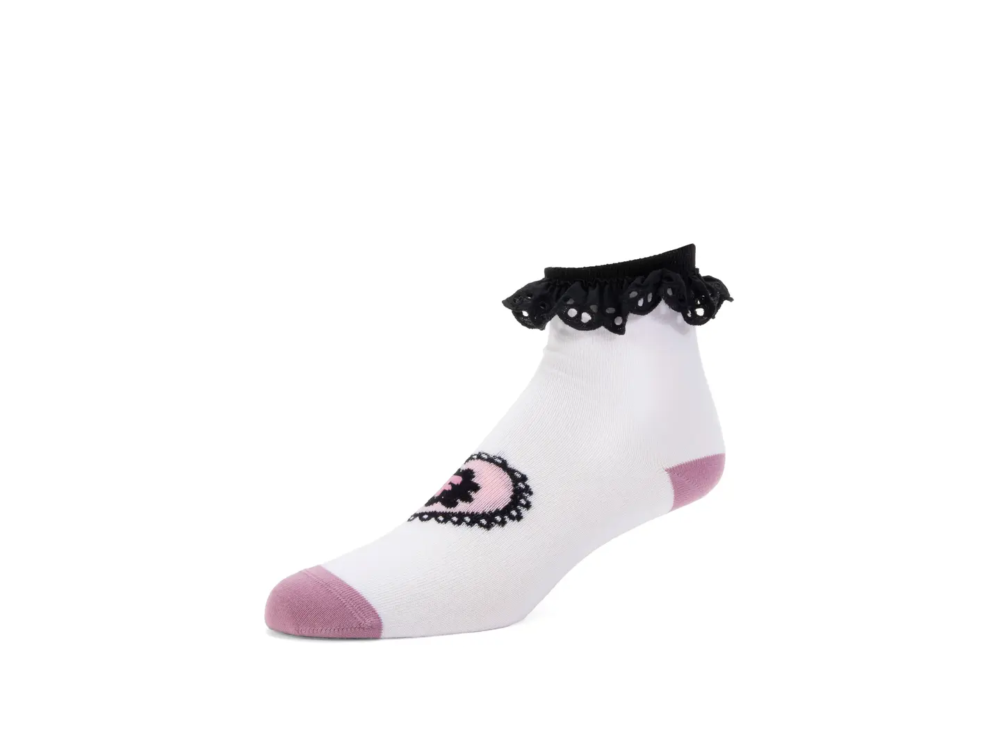 john fluevog Ashley Lynn Vog Socks Cute Lace Cuff Socks
