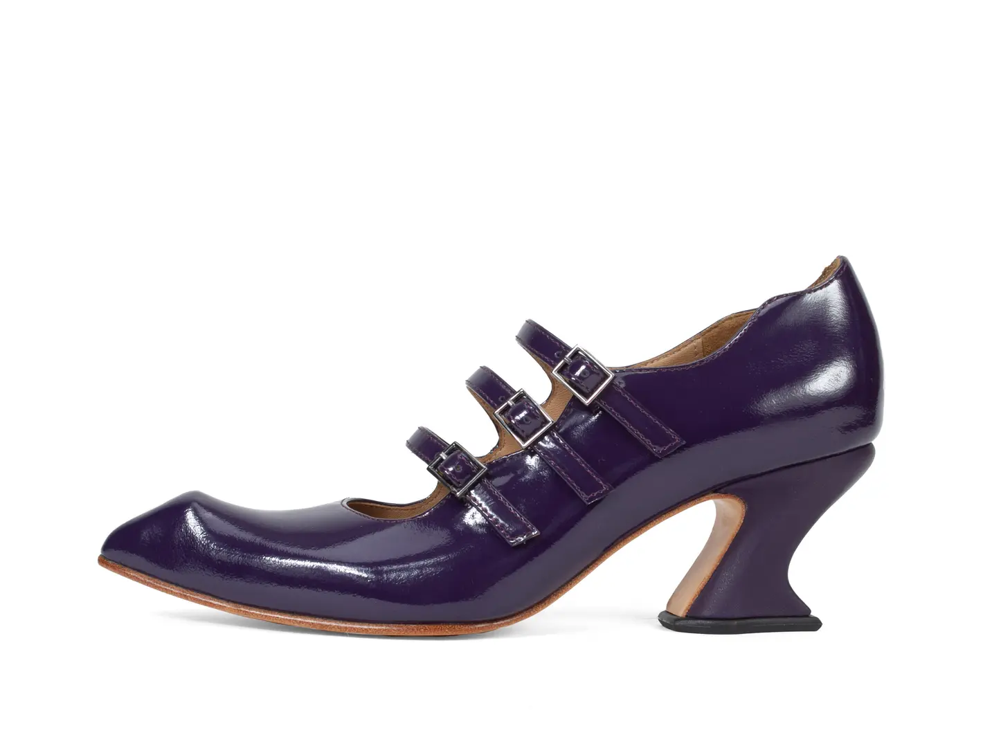 john fluevog Bach Talon Charles IX à triple courroie