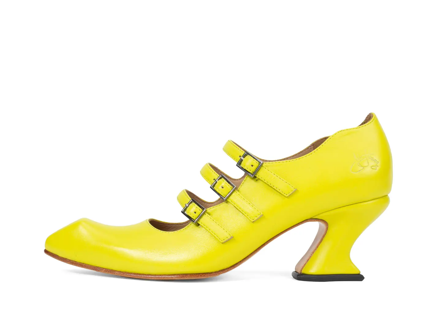 john fluevog Bach Talon Charles IX à triple courroie