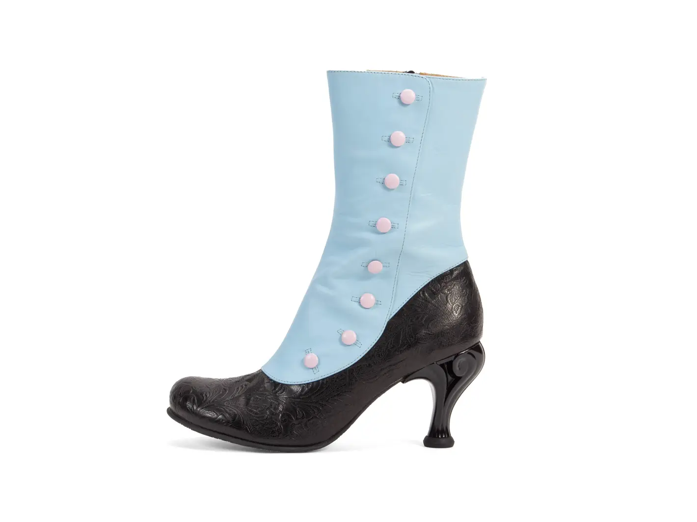 john fluevog Belinda Bottillon à fermeture à glissière avec boutons