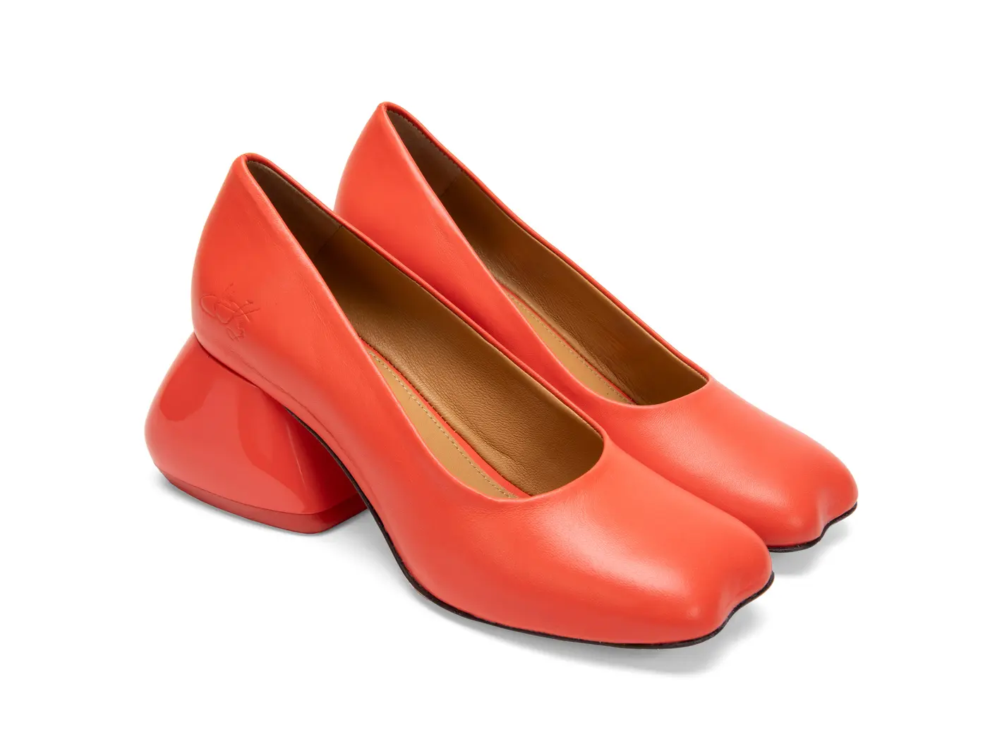 John Fluevog Bells Talon Avec Un Bout Légèrement Arrondi