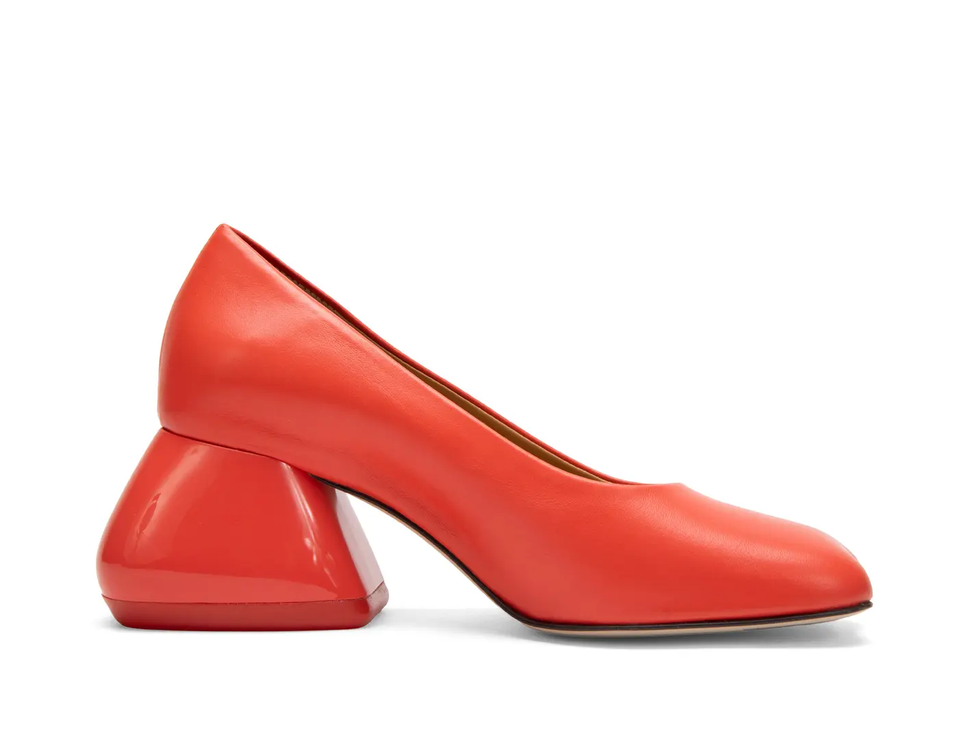 John Fluevog Bells Talon Avec Un Bout Légèrement Arrondi