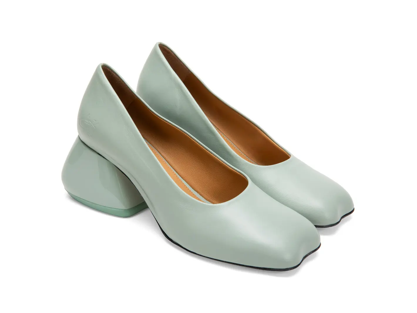John Fluevog Bells Talon Avec Un Bout Légèrement Arrondi