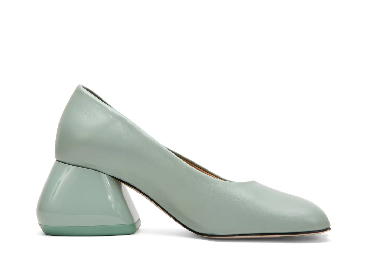 John Fluevog Bells Talon Avec Un Bout Légèrement Arrondi