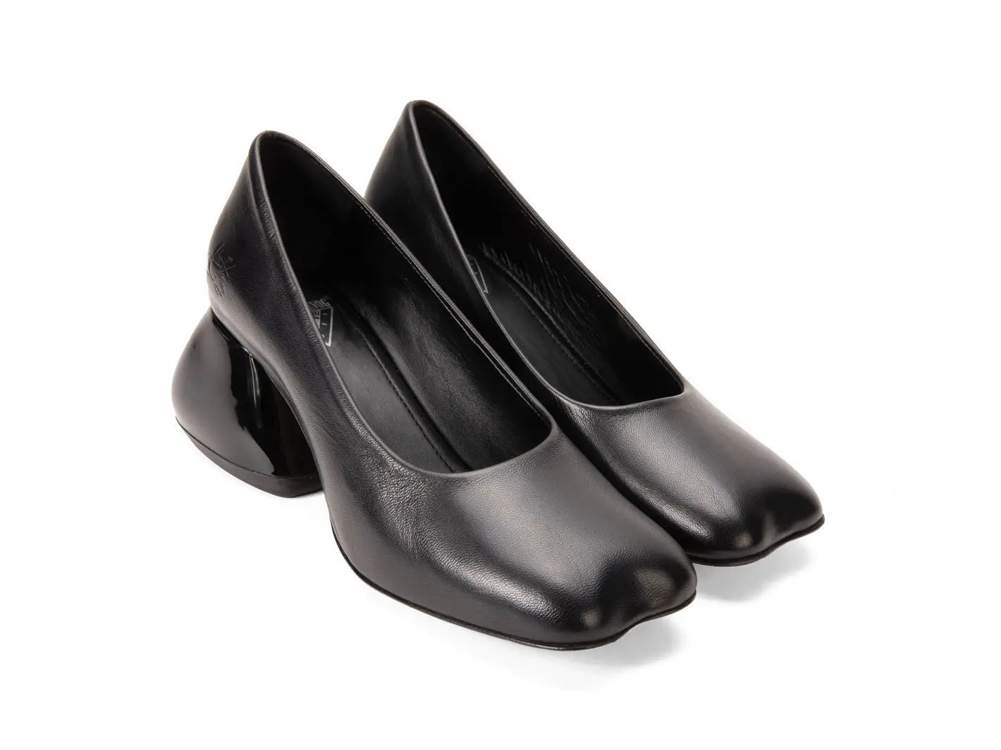 John Fluevog Bells Talon Avec Un Bout Légèrement Arrondi