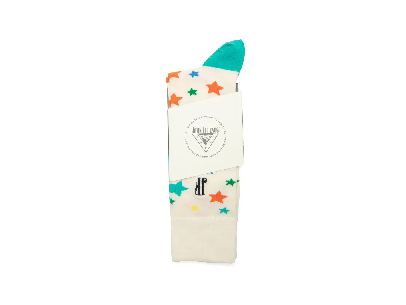 John Fluevog Bianca Vog Socks Chaussette à Grandes étoiles