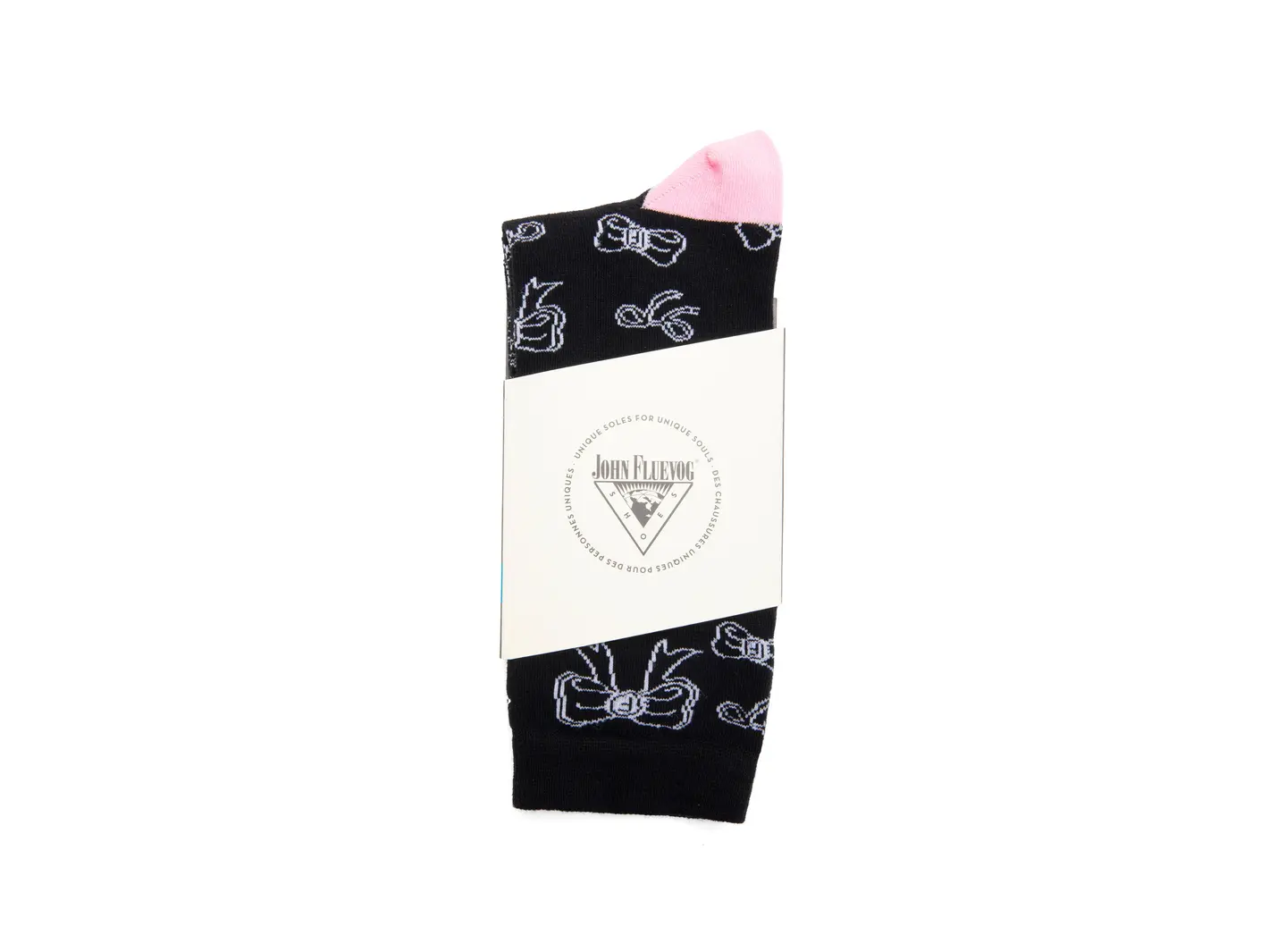 John Fluevog Boopy Vog Socks Assorted Bow Design Socks