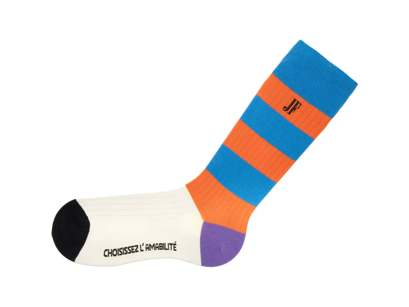 John Fluevog Brisbane Vog Socks Colourful Striped Socks