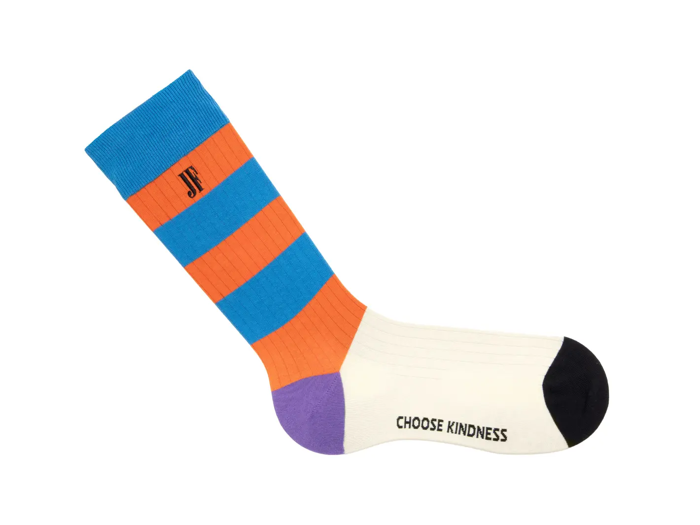 John Fluevog Brisbane Vog Socks Colourful Striped Socks
