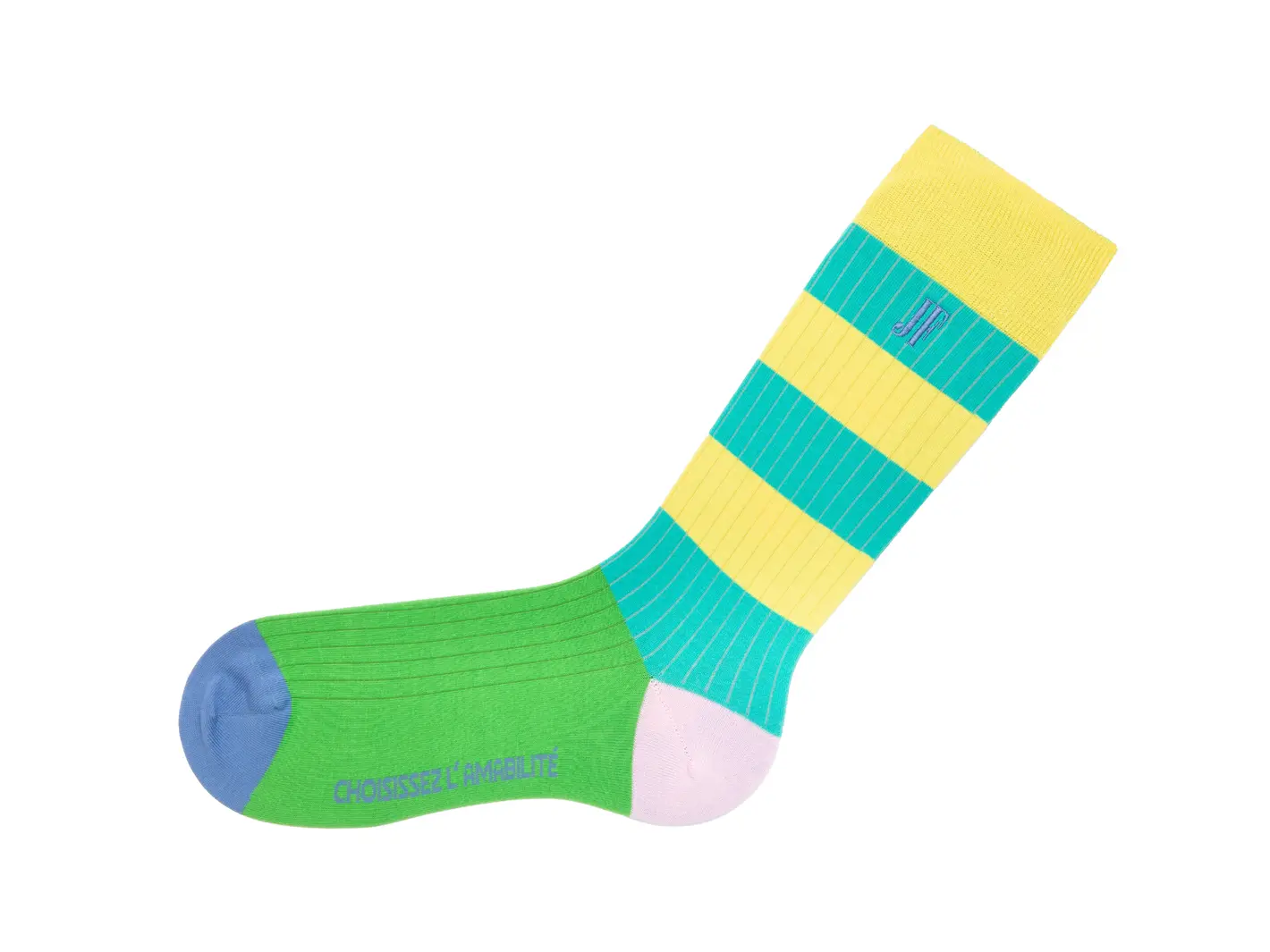 John Fluevog Brisbane Vog Socks Colourful Striped Socks