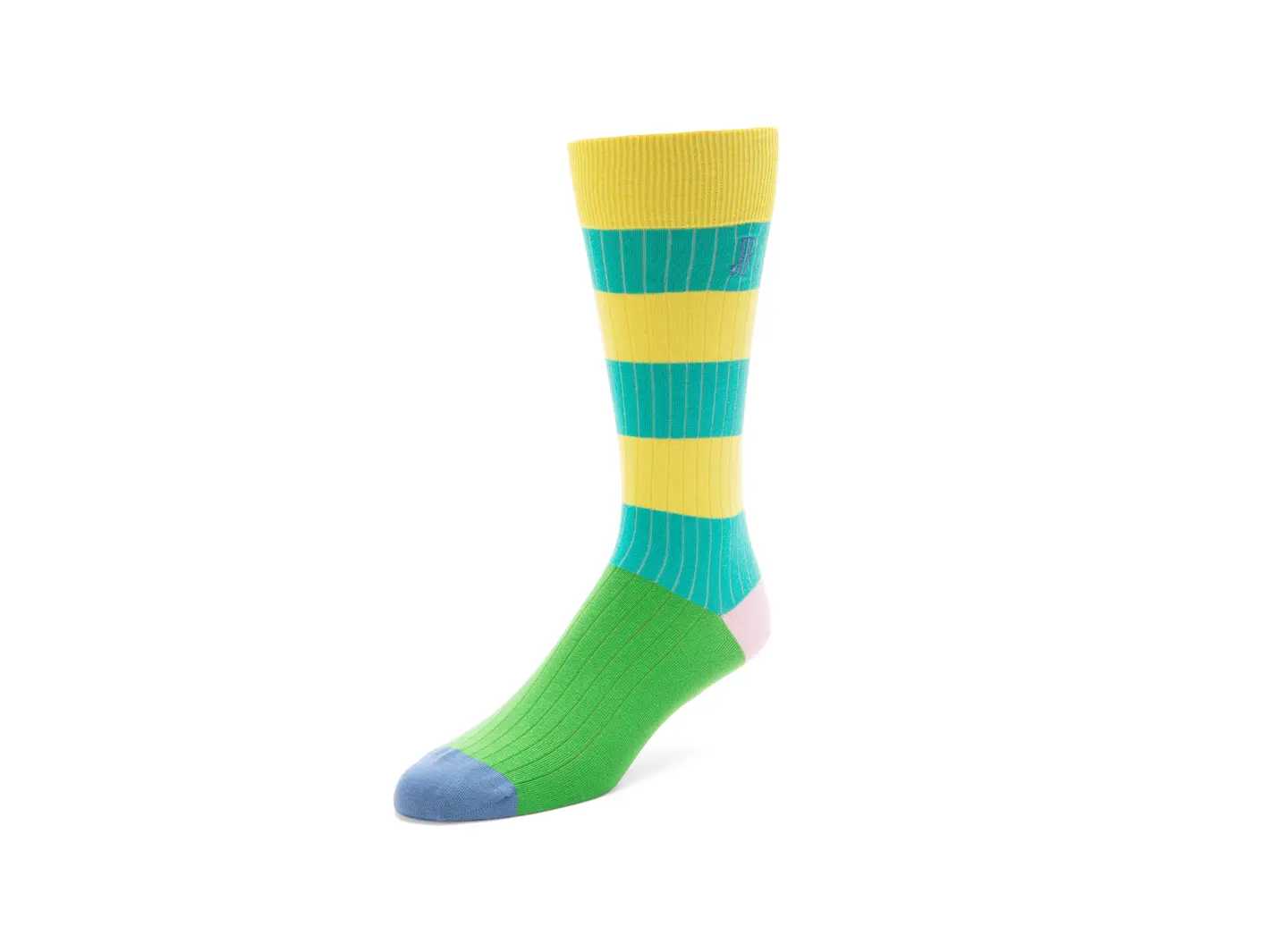 john fluevog Brisbane Vog Socks Colourful Striped Socks