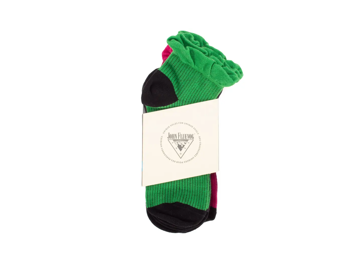 John Fluevog Callie Vog Socks (paquet De 3) Paquet De 3 chaussettes à La Cheville Avec Volants