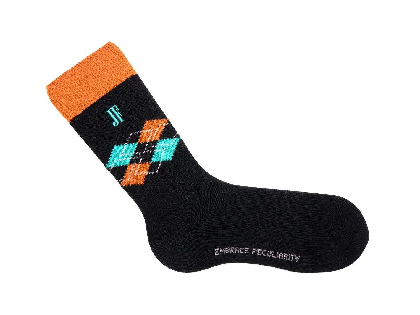 John Fluevog Chaussettes Vog Argyle Chaussettes Coton