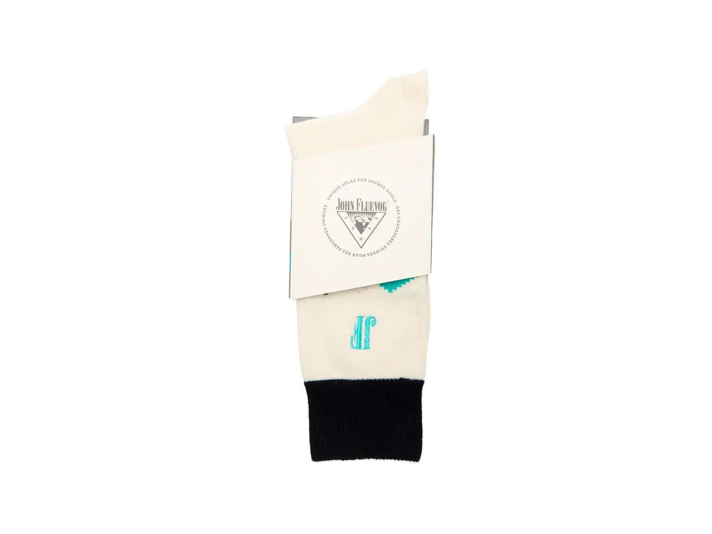 John Fluevog Chaussettes Vog Argyle Chaussettes Coton