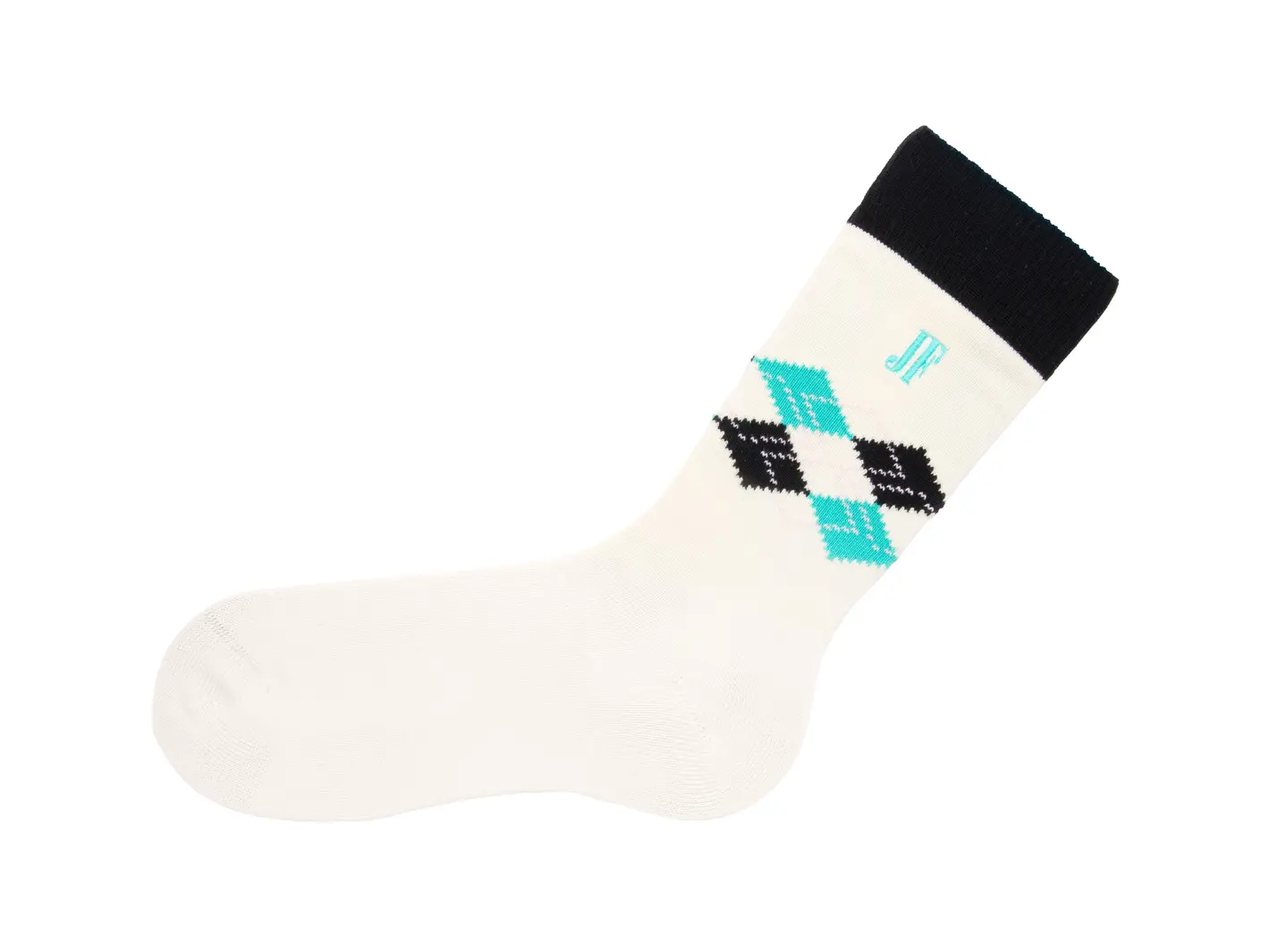 John Fluevog Chaussettes Vog Argyle Chaussettes Coton