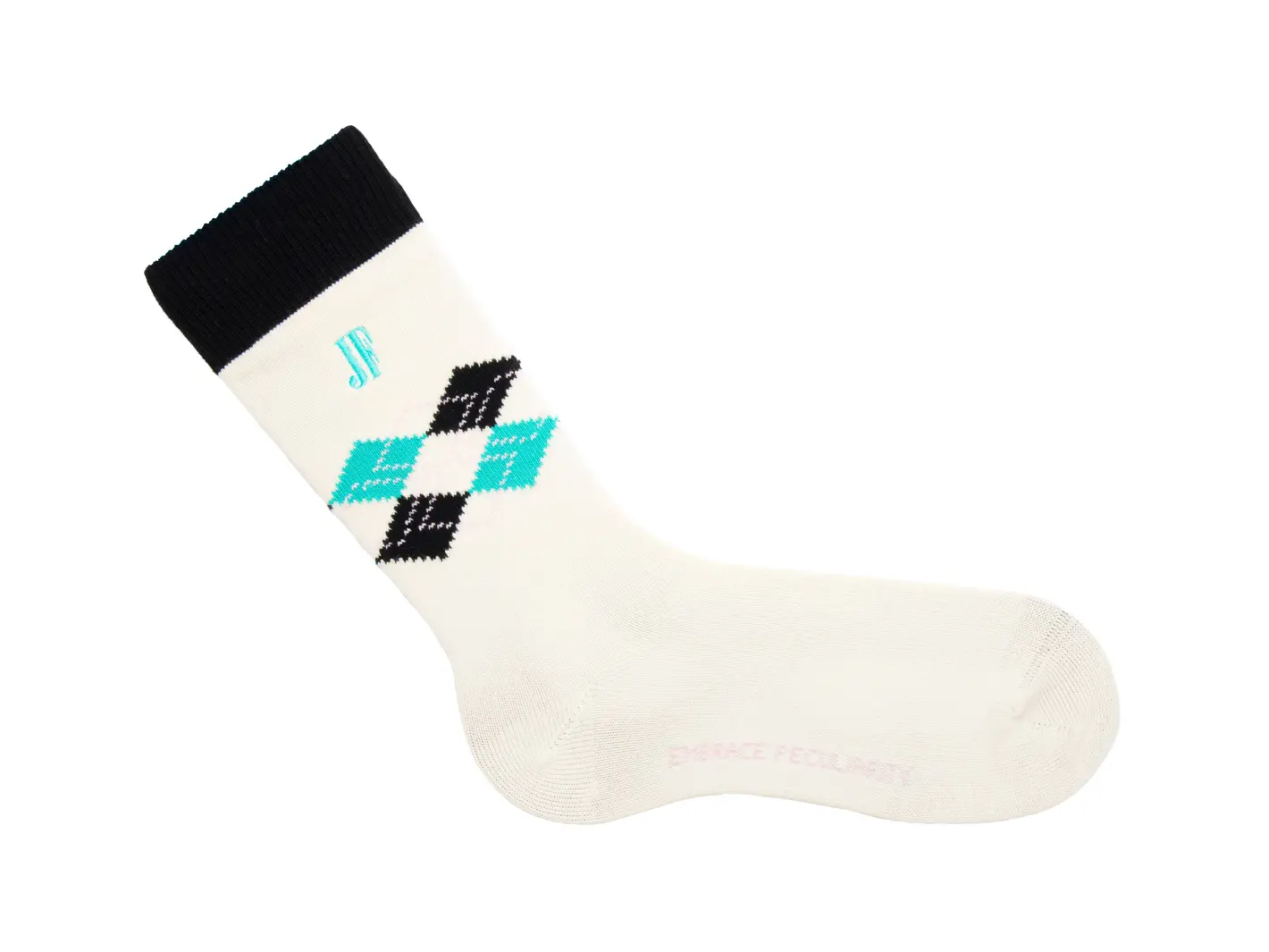 John Fluevog Chaussettes Vog Argyle Chaussettes Coton