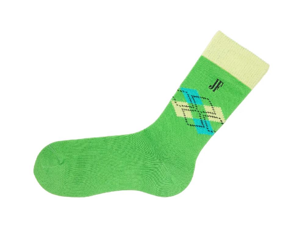 John Fluevog Chaussettes Vog Argyle Chaussettes Coton