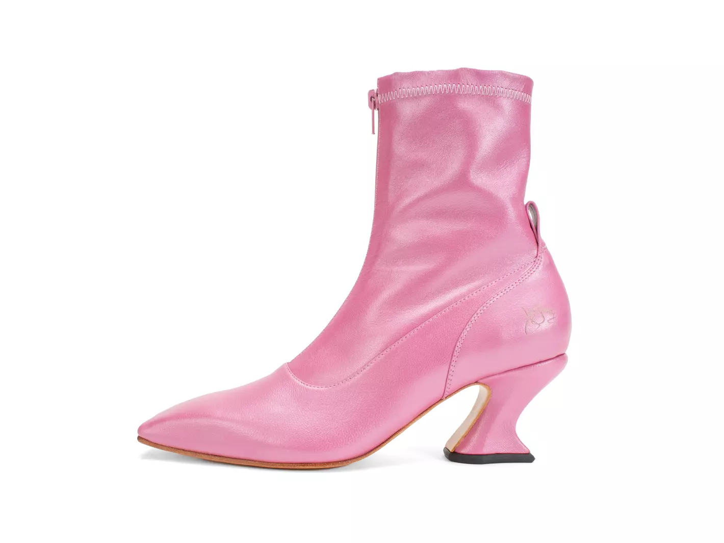 john fluevog Countess Bottillon à fermeture éclair à l’avant