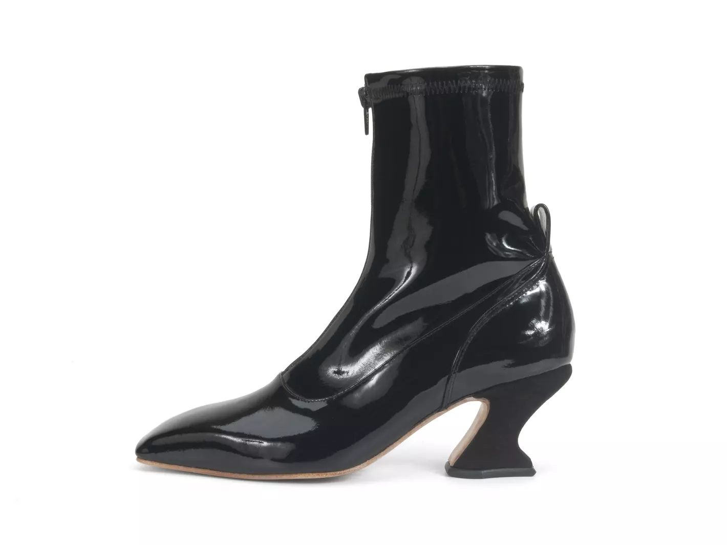 john fluevog Countess Bottillon à fermeture éclair à l’avant