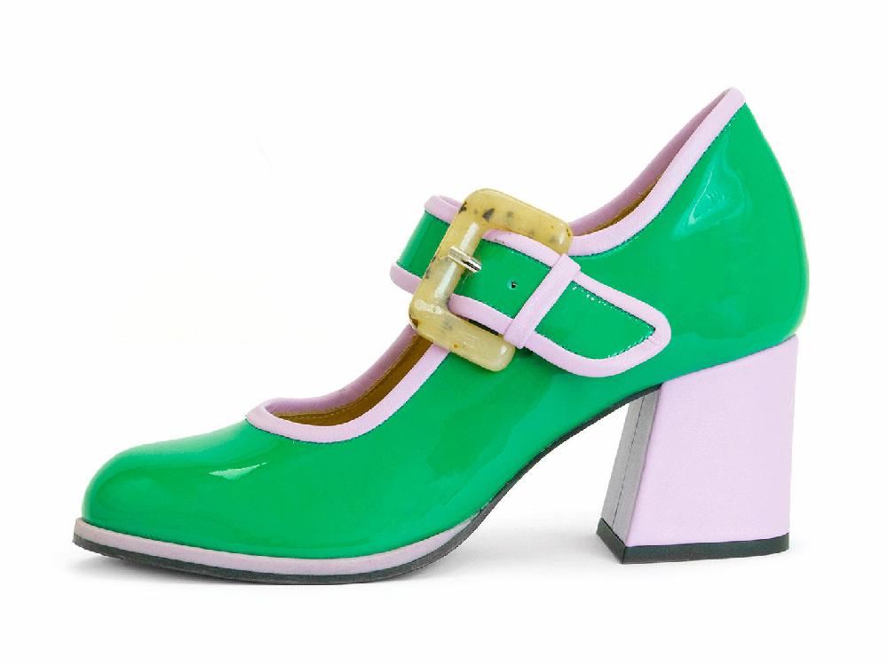 john fluevog Cumulus Chaussures Charles IX contrasté