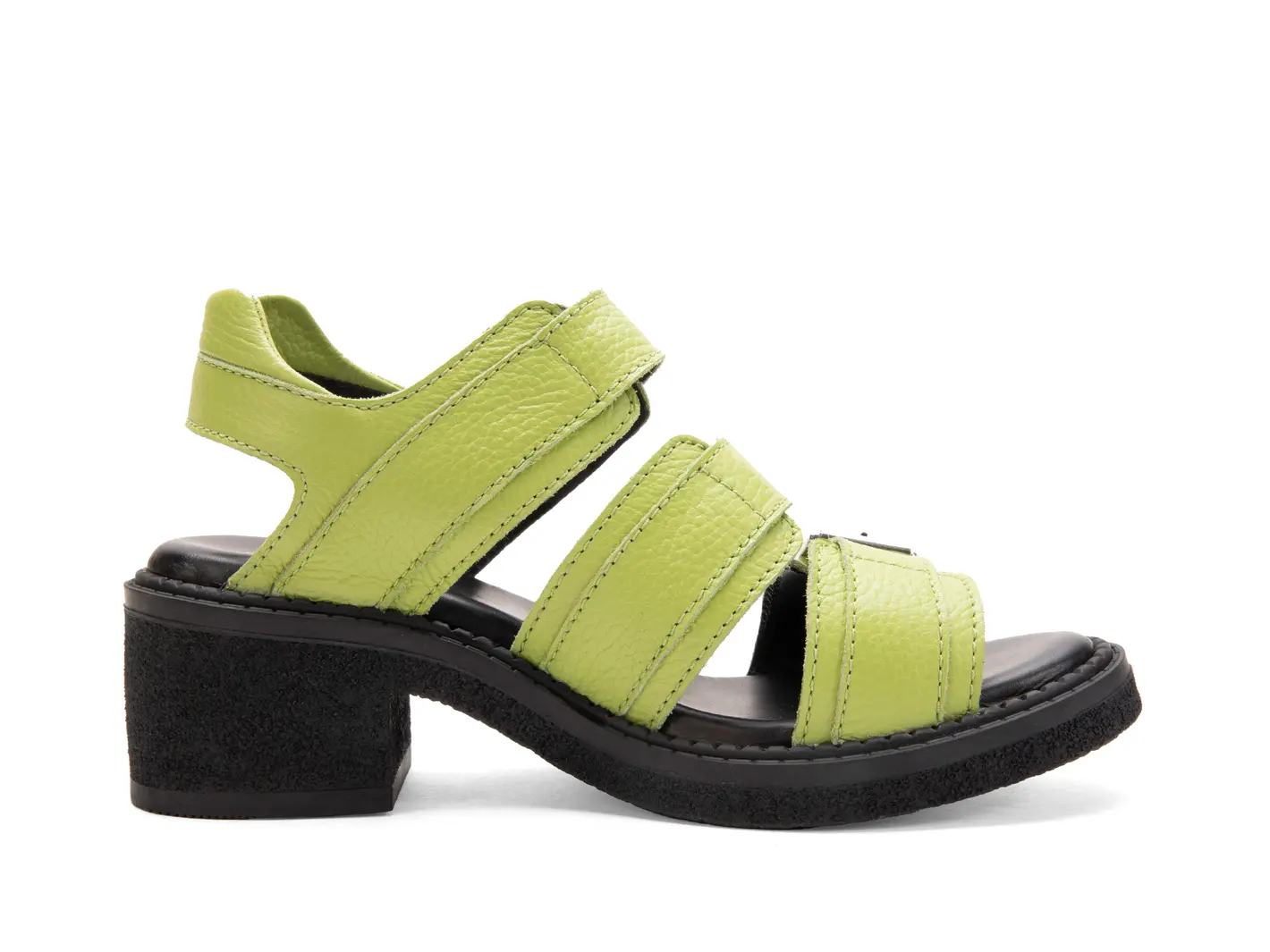 John Fluevog Dawdler Triple-Strap Slingback Sandals