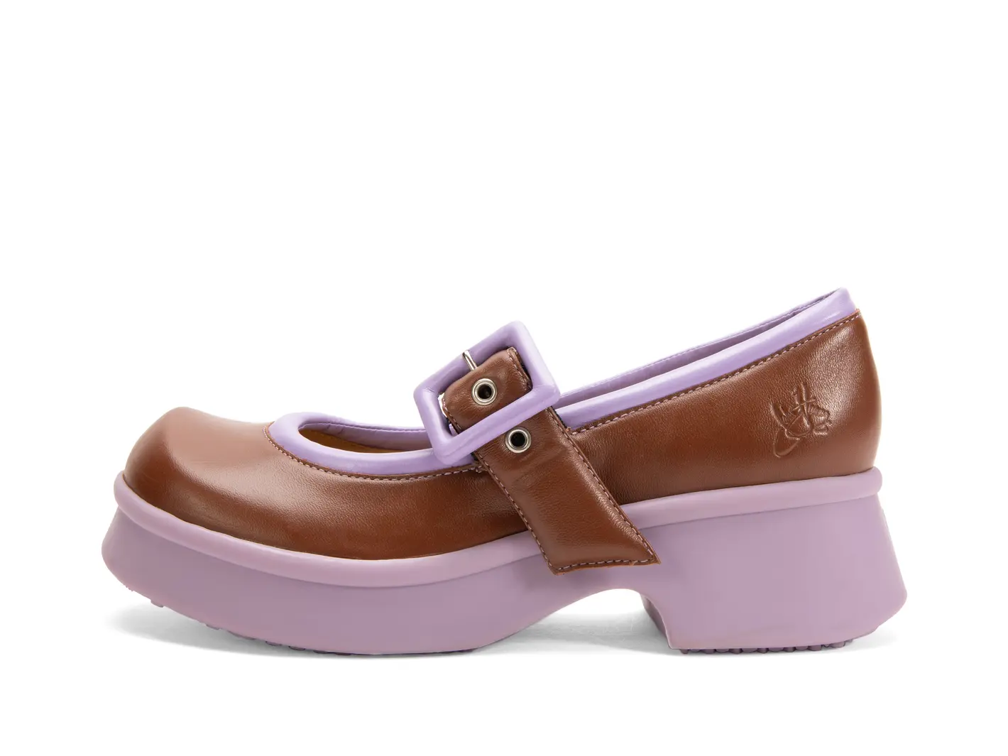 john fluevog Delight Charles IX classique avec bride gonflée