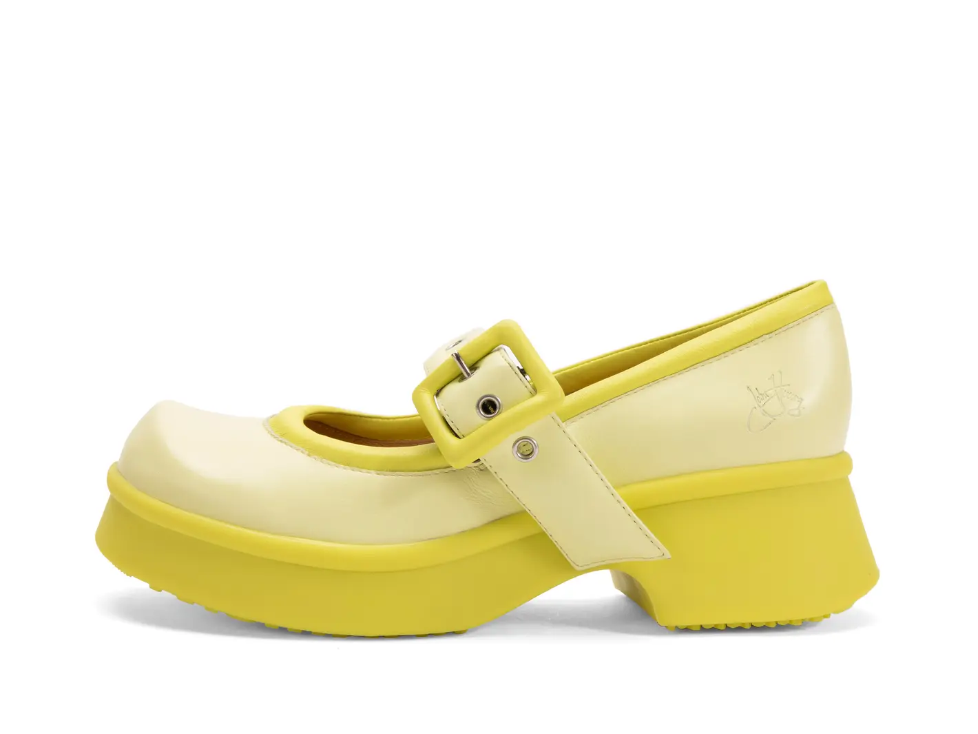 john fluevog Delight Charles IX classique avec bride gonflée