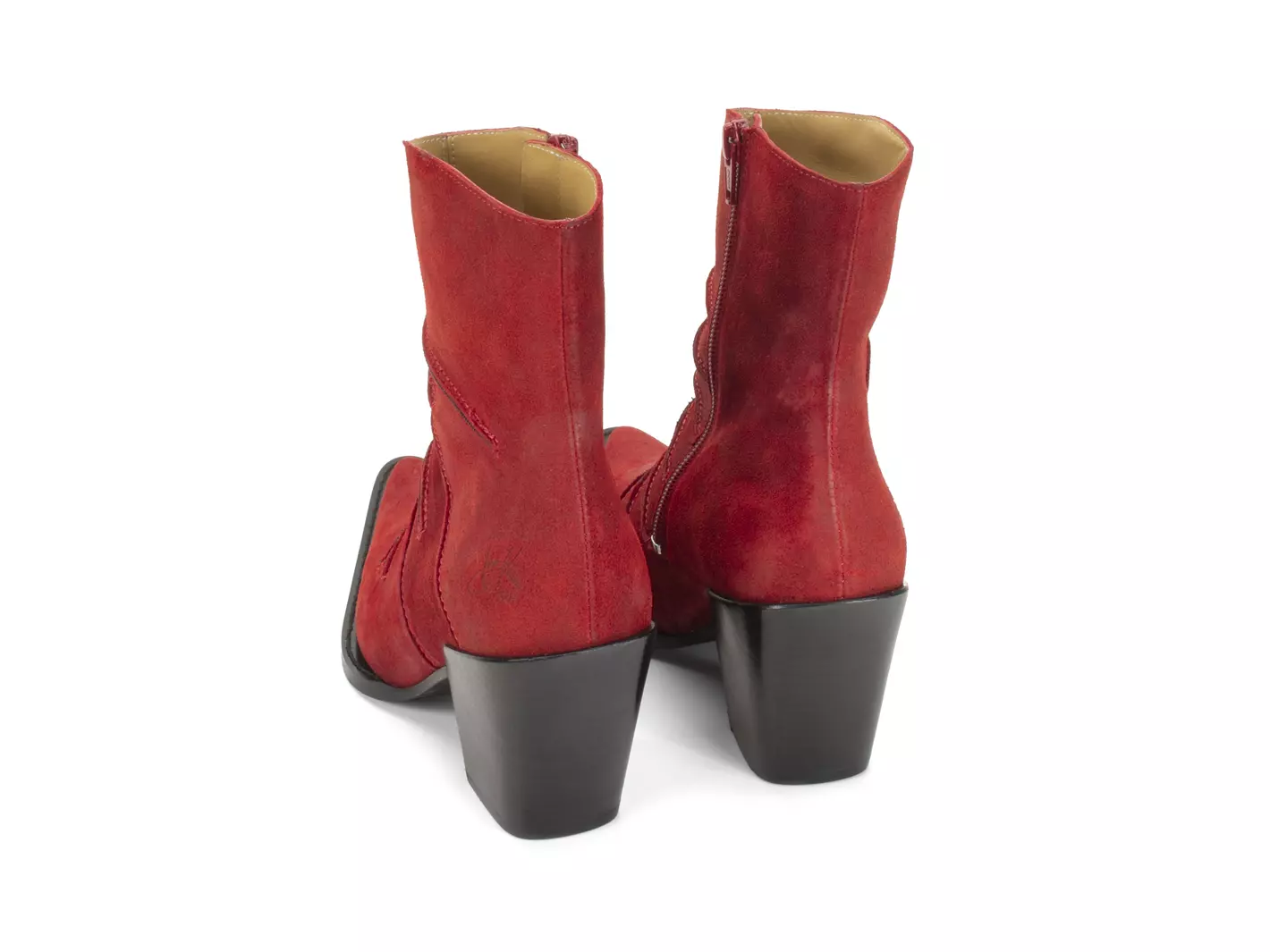 John Fluevog Dolores Bottillon Avec Coutures En Surface