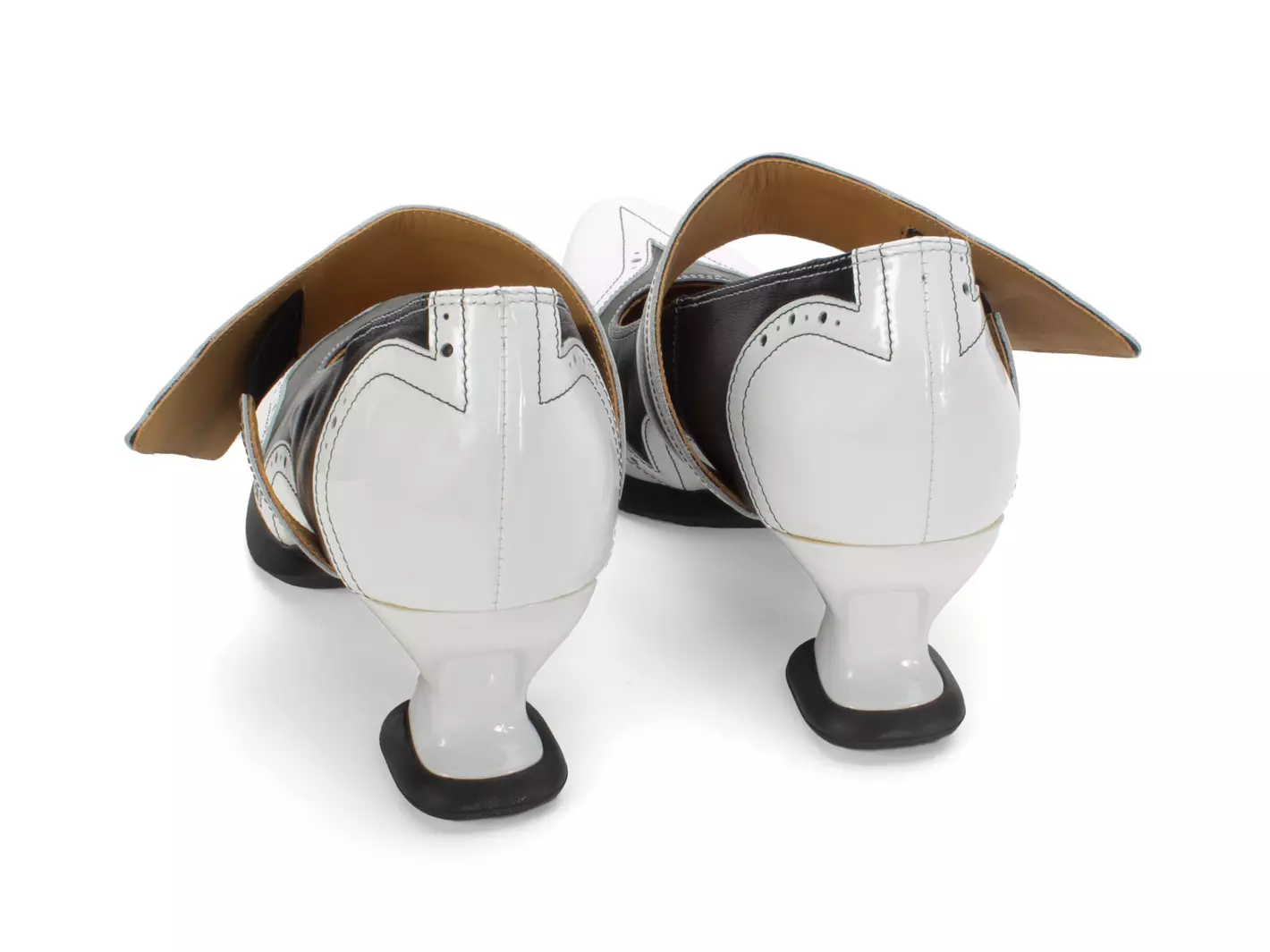 John Fluevog Dorothea Charles IX à Bout Fleuri Avec Sangle évasée