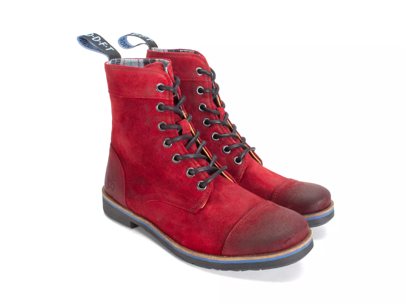 John Fluevog Edward Bottillon Lacé à Rebord Pliable