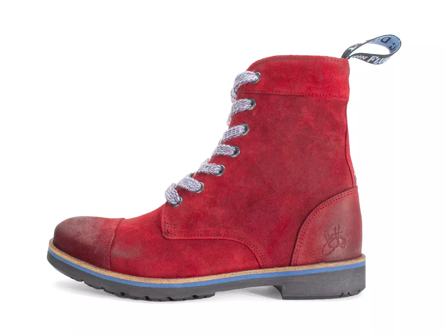 john fluevog Edward Bottillon lacé à rebord pliable